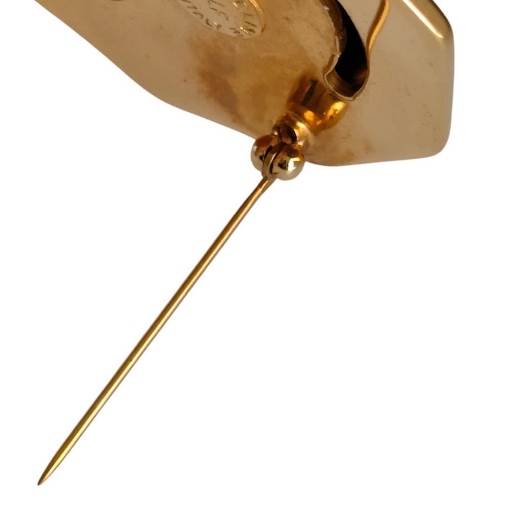 CELINE Vintage Gold Brooch - Picture 6 of 6